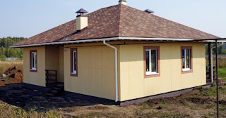 Одноэтажный дом из панелей под ключ в Ишиме - Строй-Шм от 134667 рублей